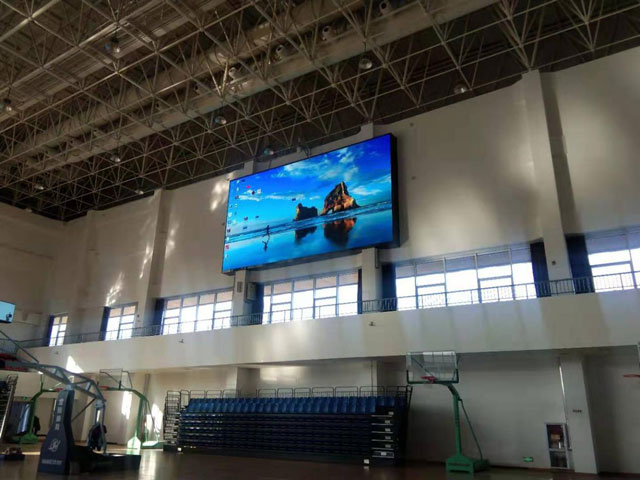 我公司助力齐鲁工业大学艺体中心体育馆显示系统建设